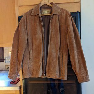 Suede Coat, Boston Harbor outwear large, brown